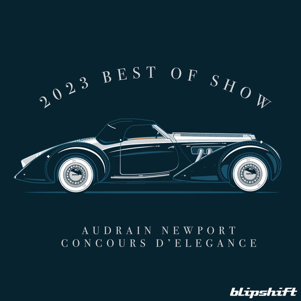 Official Audrain Concours Tee 23 design
