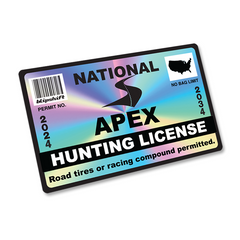 2024 Apex Hunting License Sticker