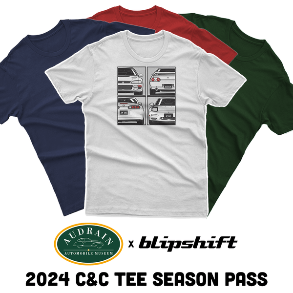 Audrain 2024 C&C Tee Season Pass design
