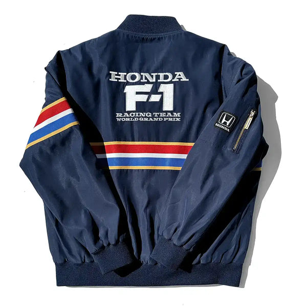 1986 Honda F1 Team Aviator Jacket (Blue) Product Image 2