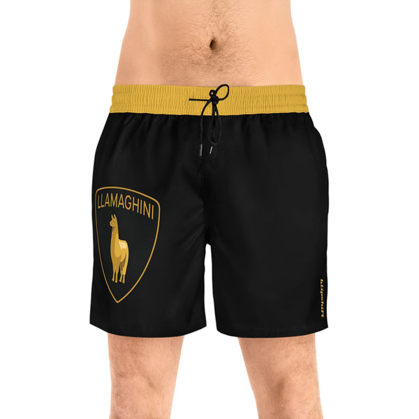 Men's Llamaghini Swim Trunks Product Image 3