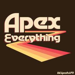 Apex Everything 70s Backprint Design by  Josh Mussell
