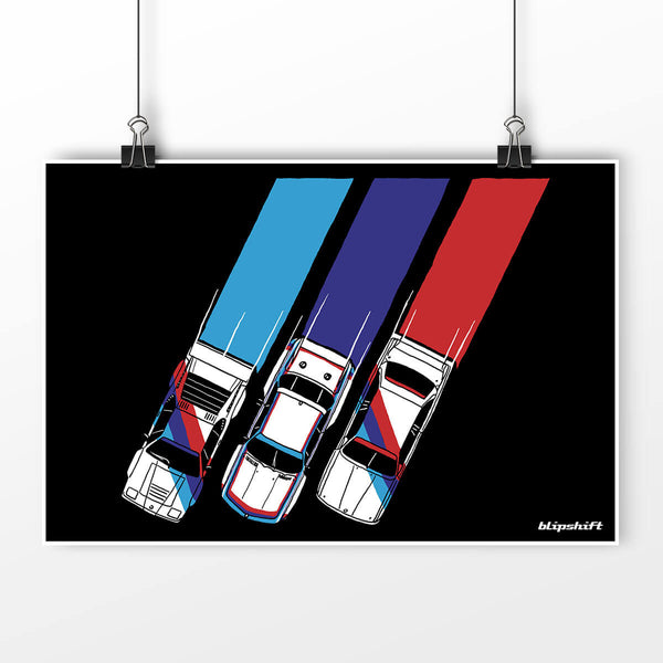Go Fast Stripes Poster Product Image 2