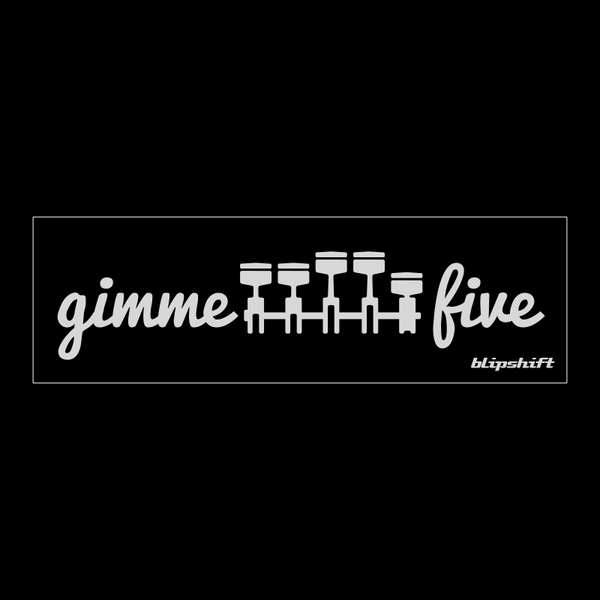 Gimme Five Bumper Sticker Product Image 2