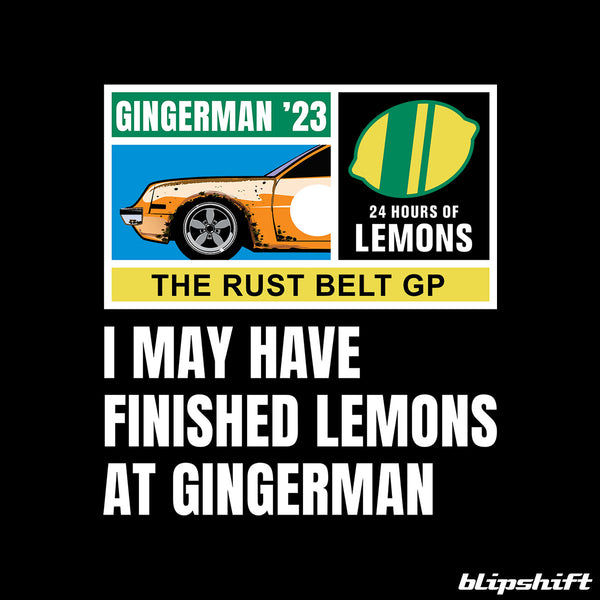 Lemons Gingerman 2023 design
