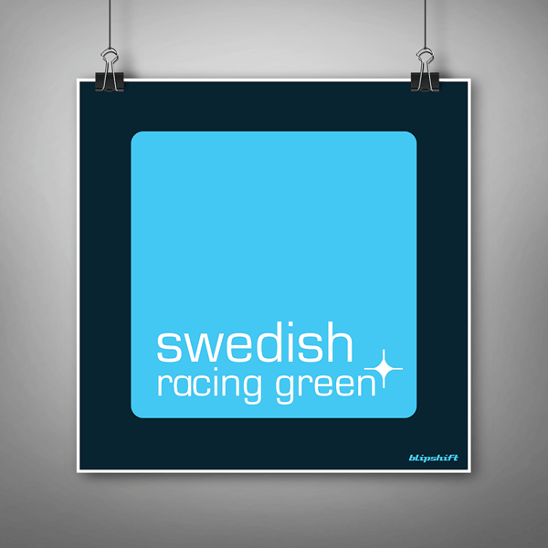 Swedish Racing Green Poster Product Image 2