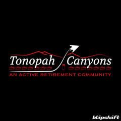 Tonopah Canyon Black Design by  team blipshift