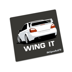 Wing It Sticker