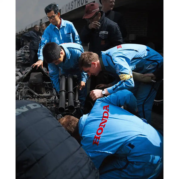 1968 Honda Racing Team Hoodie - Grey Product Image 8