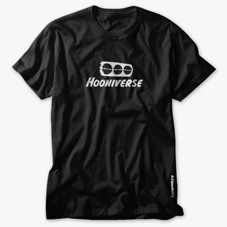 Hooniverse Logo Tee - Black design