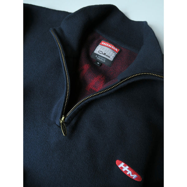 Honda Motor 1/4 Zip Sweater Product Image 4
