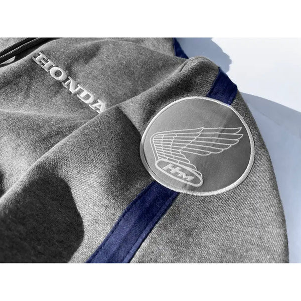 1968 Honda Racing Team Hoodie - Grey Product Image 6