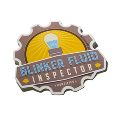 Blinker Fluid Inspector Sticker