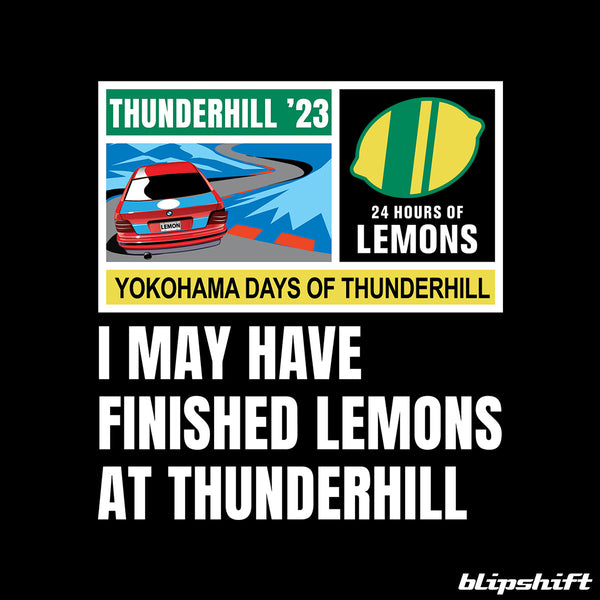 Lemons Thunderhill 2023 II design