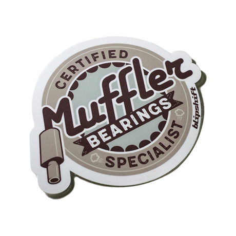 Muffler Bearings Sticker Product Image 1