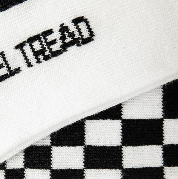 Black/White Pasha Socks Product Image 3