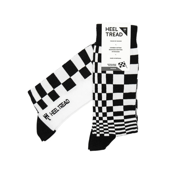Black/White Pasha Socks Product Image 2