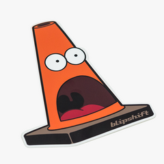 Surprised Cone Sticker