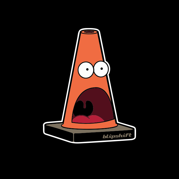 Surprised Cone Sticker Product Image 2