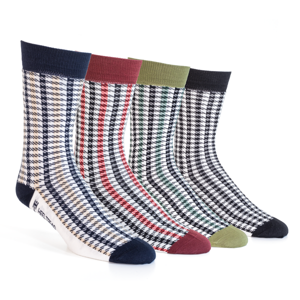 Pepita Socks - 4 color versions