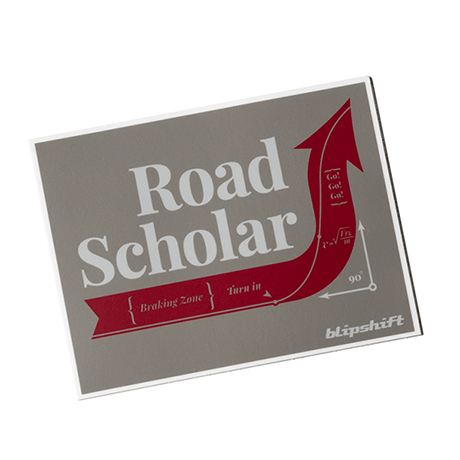 Road Scholar Sticker Product Image 1