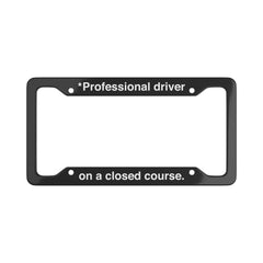 Asterisk License Plate Frame