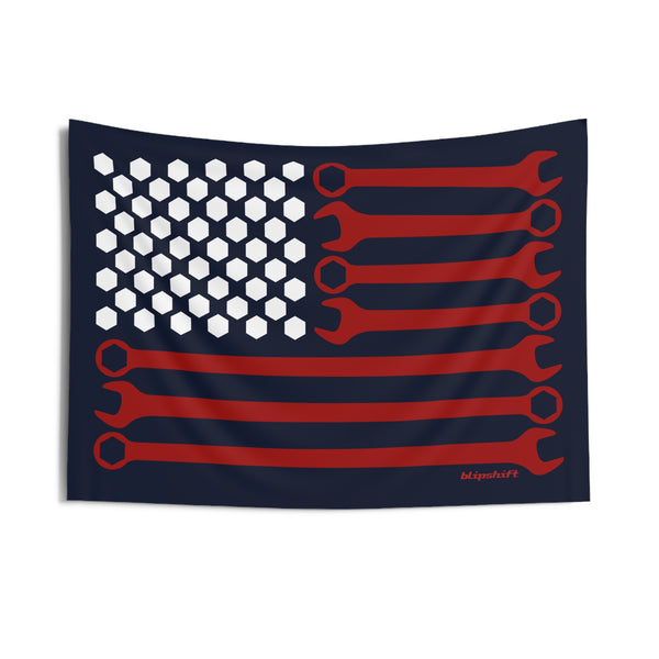 USAE Garage Banner - Navy Product Image 1