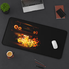 Fire Breathing - Desk Mat  Design by 