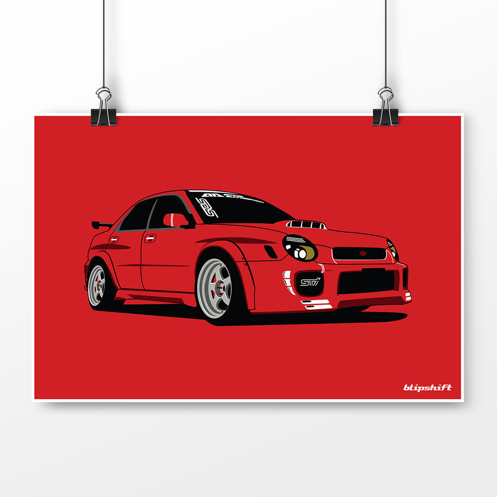 2023 Subiefest California Car Show Winner Poster