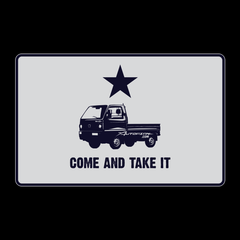 Come and Take It Sticker  Design by blipshift