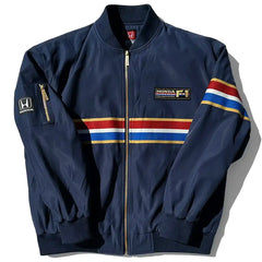 1986 Honda F1 Team Aviator Jacket (Blue) is type of T-shirt and related is to this product 