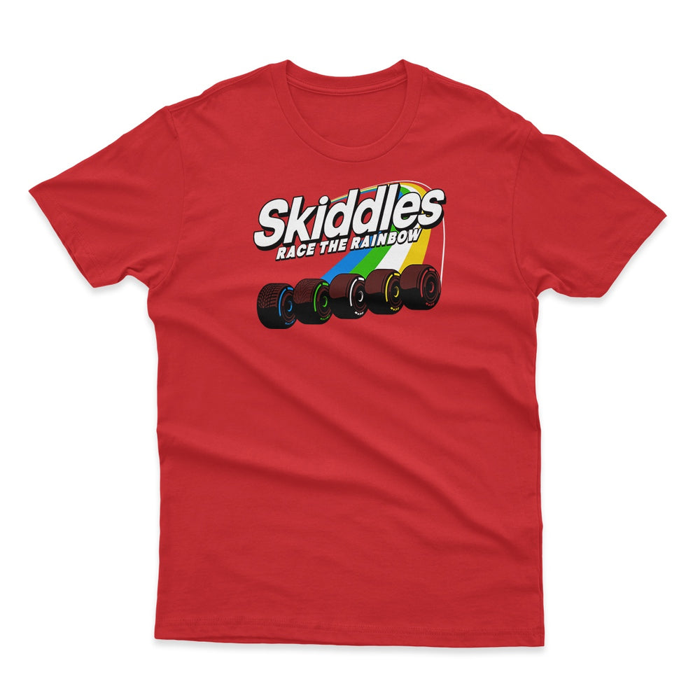 Race The Rainbow Men's Fitted Tee