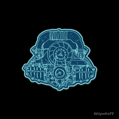 Sechs-y sticker  Design by blipshift