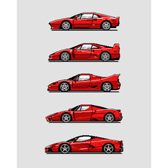 The Big Red 5  Design by Dino Pros