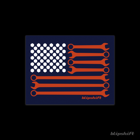 USAE! Navy Sticker