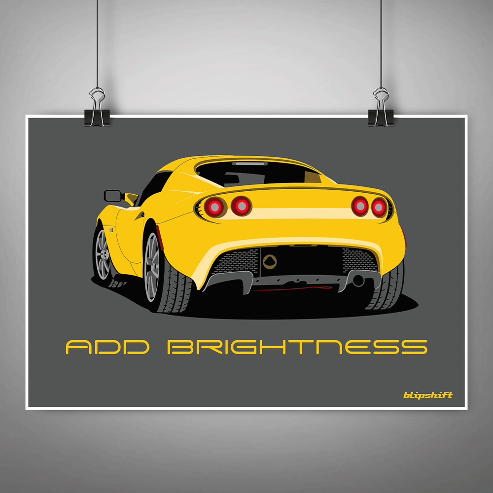 Add Brightness Poster