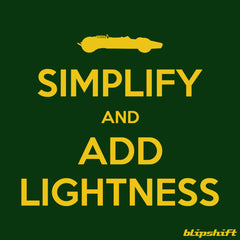 Add Lightness X is type of T-shirt and related is to this product 