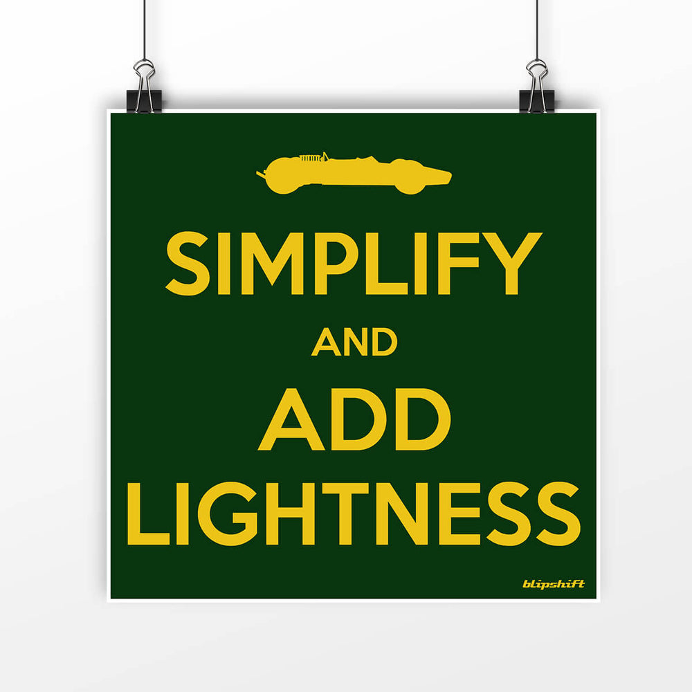 Add Lightness X Poster
