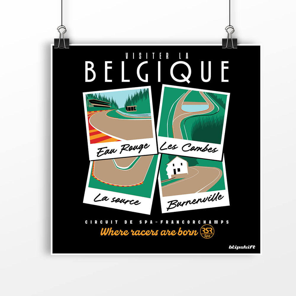 Belgium Bound Poster