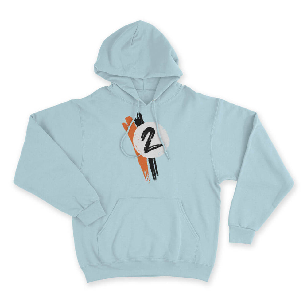 Blue Number 2 Hoodie