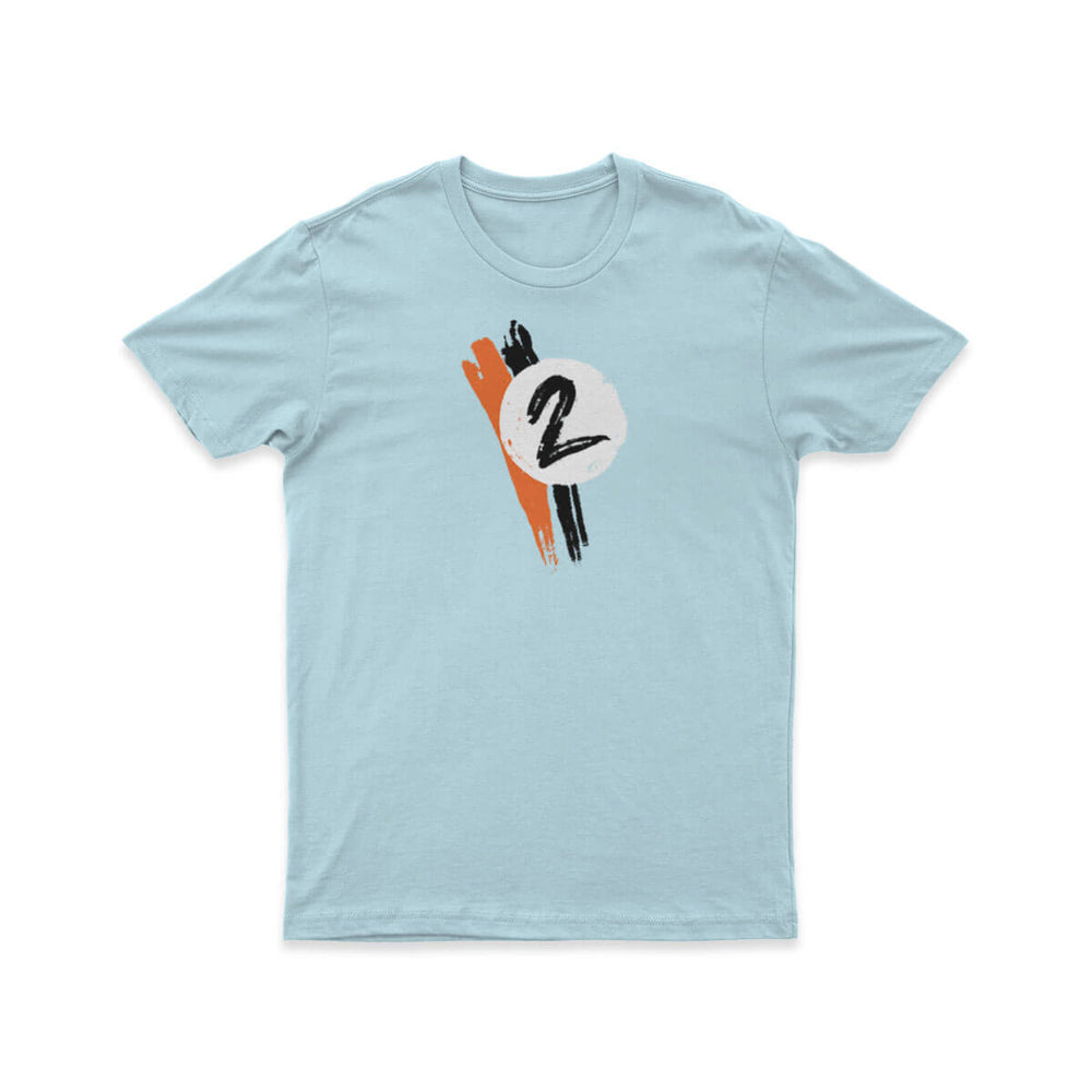 Blue Number 2 Youth's Tee