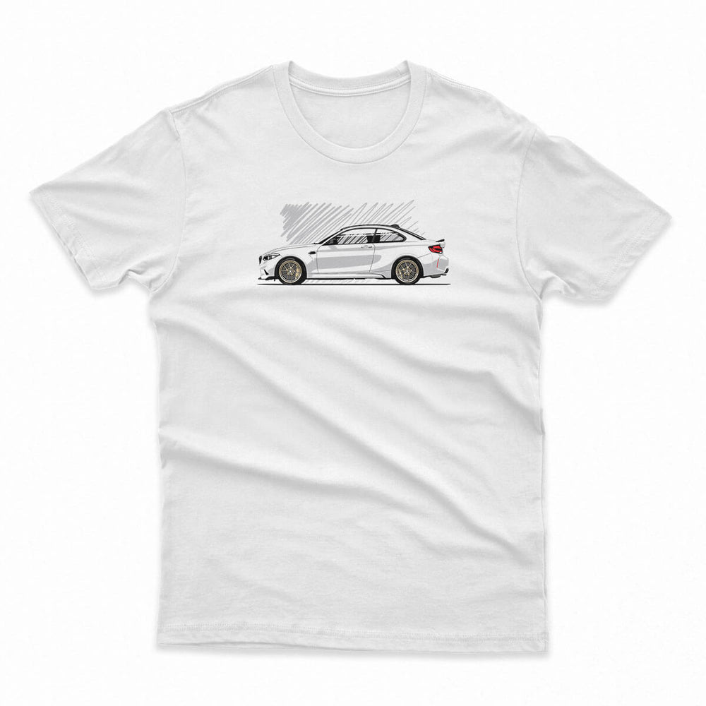 Gold N White Men's Fitted Tee