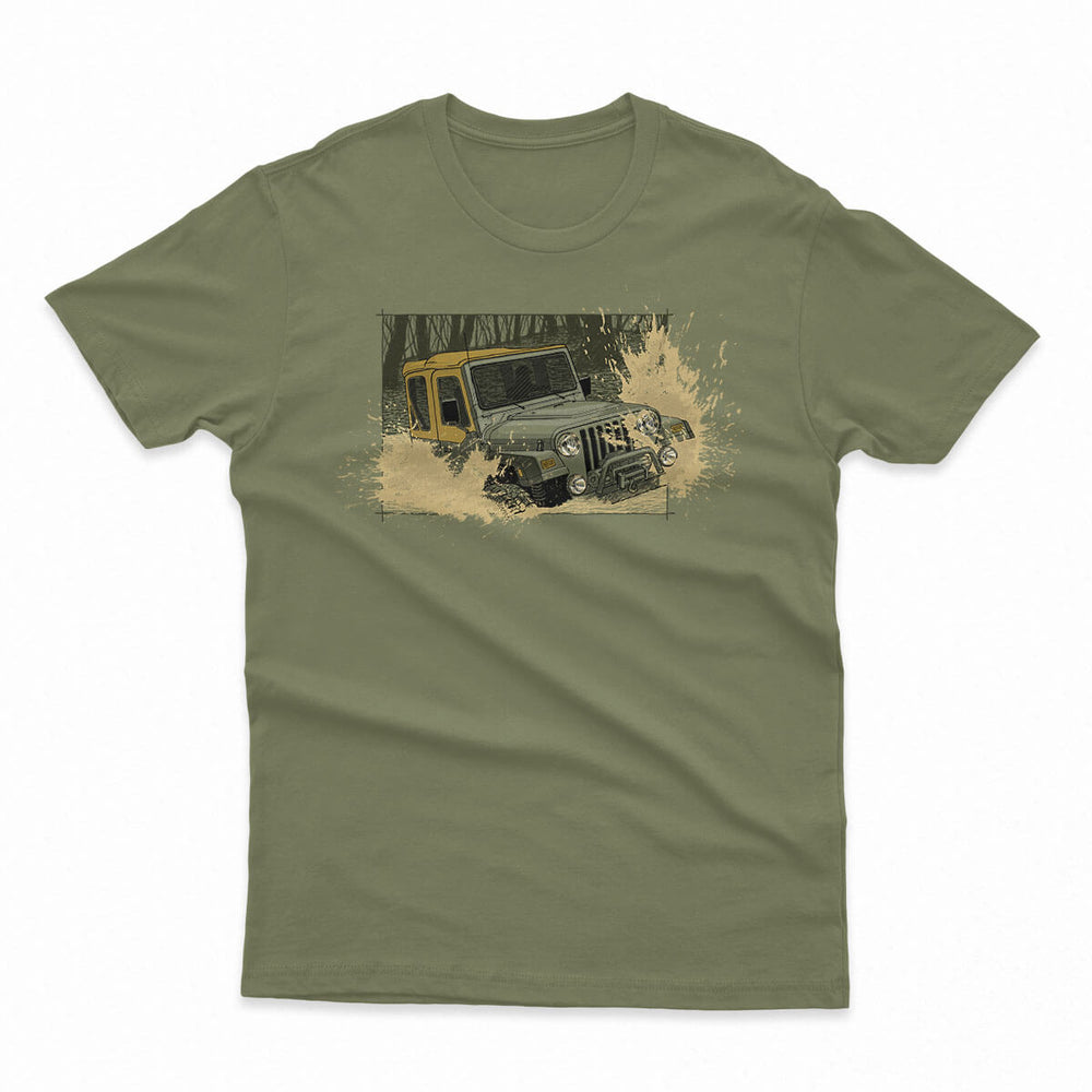 Clear as Mud Men's Fitted Tee