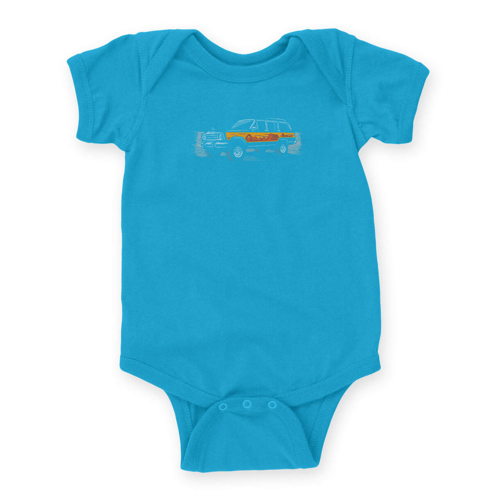 Covered Wagon Onesie
