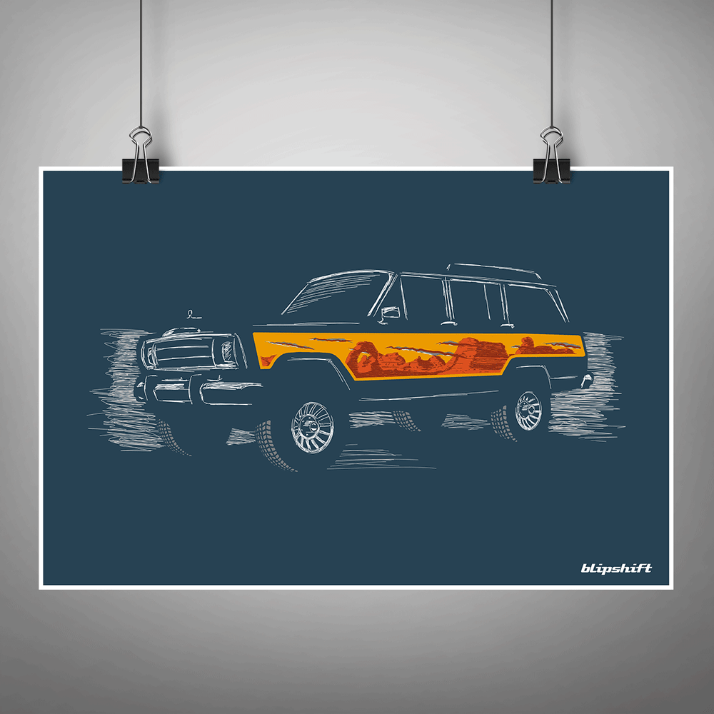 Covered Wagon Poster