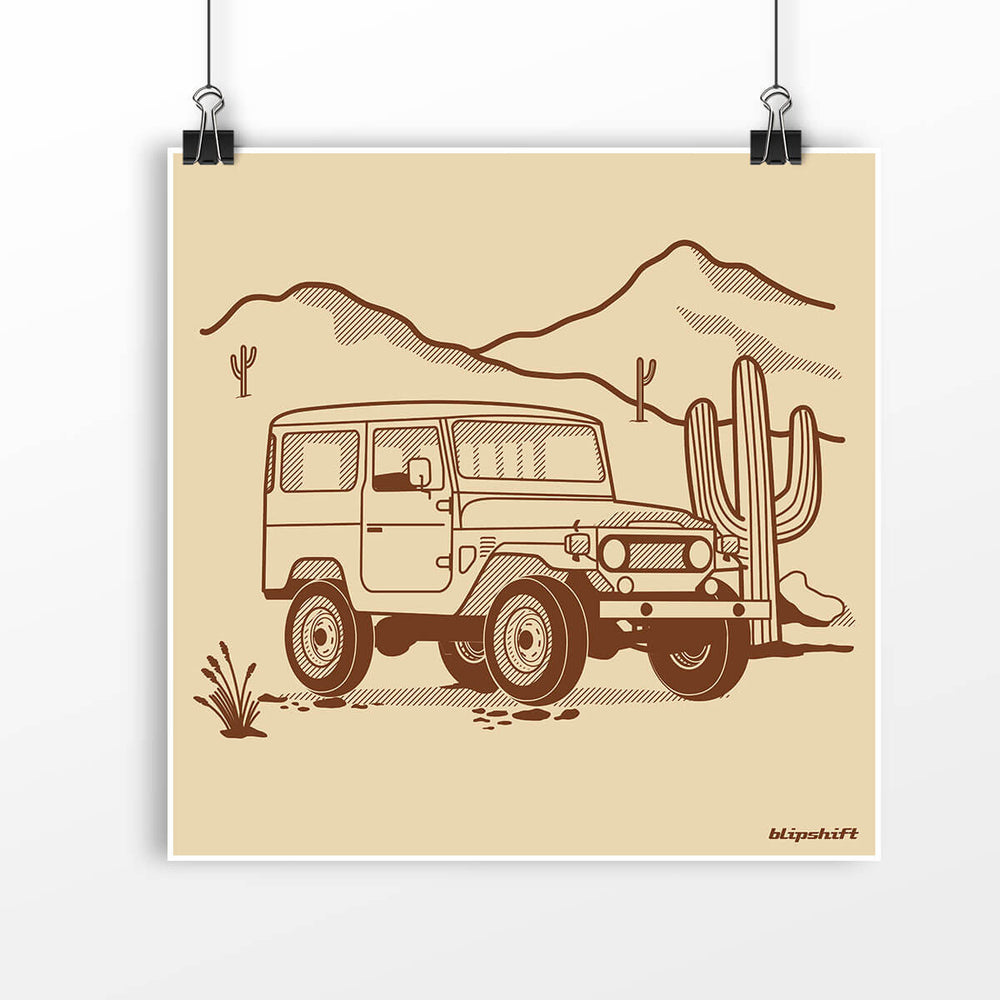 Desert Cruise Poster