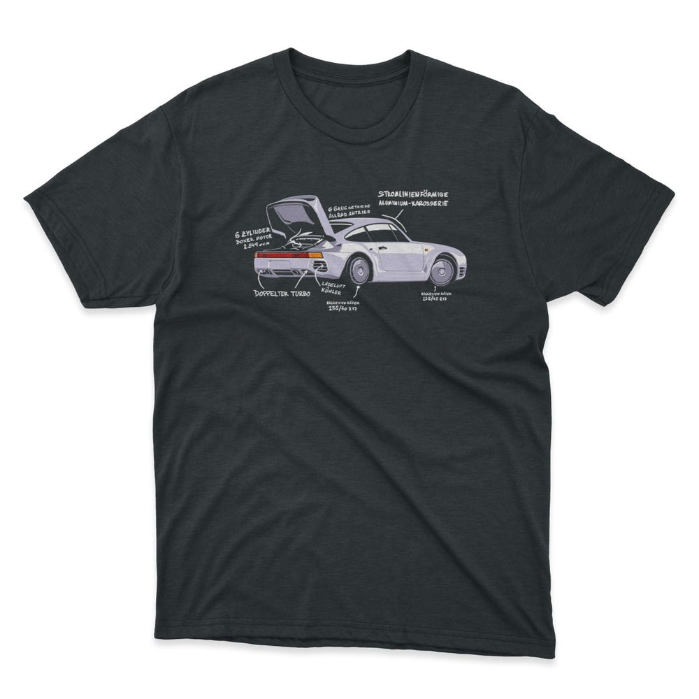 Die Infografik Men's Premium Tri-blend