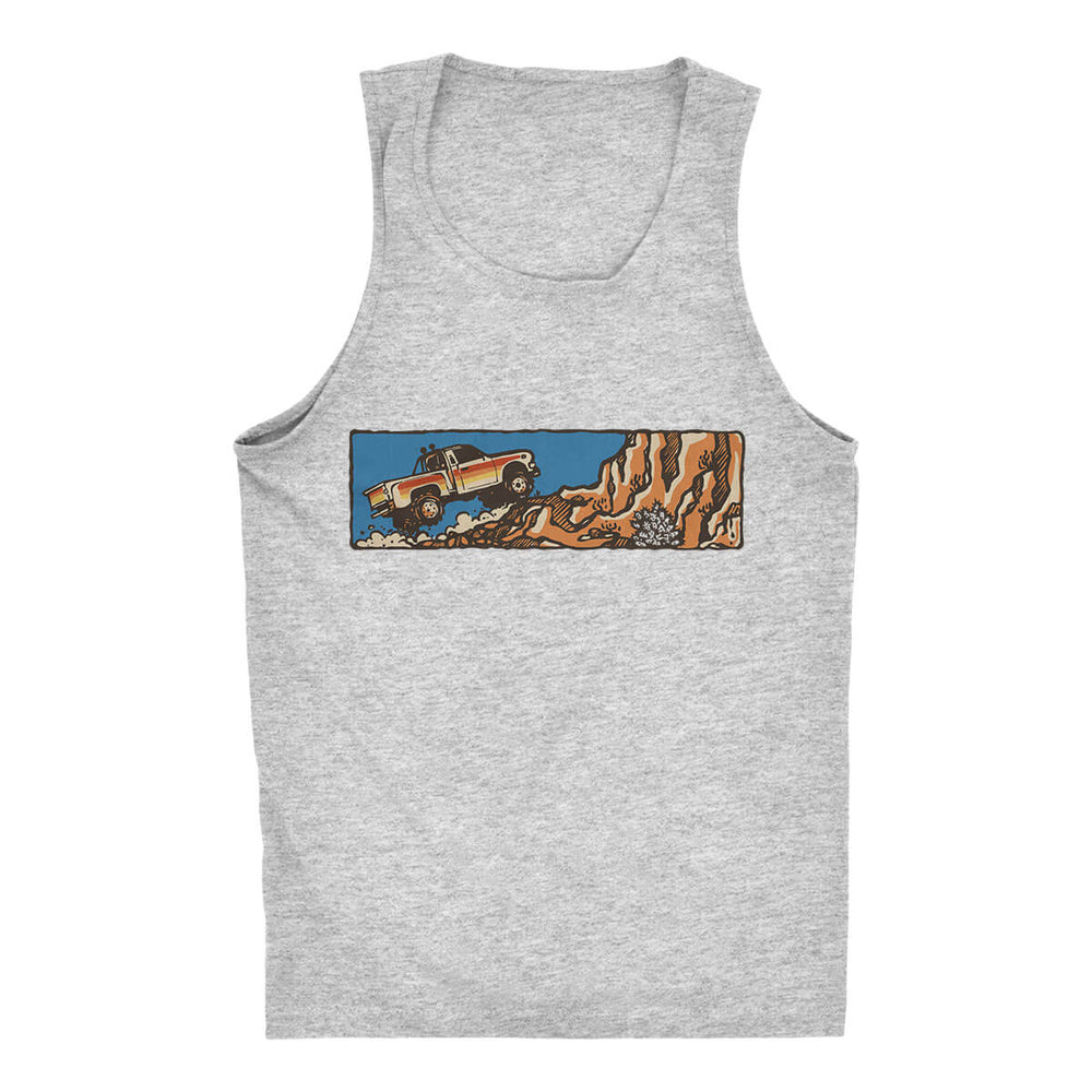 Don't Stop Truckin' Green Men's Tank