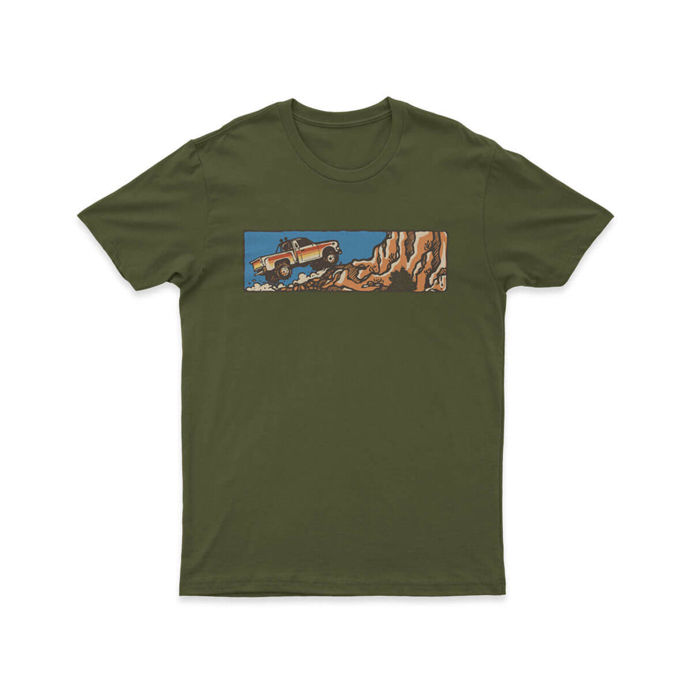 Don't Stop Truckin' Green Youth's Tee