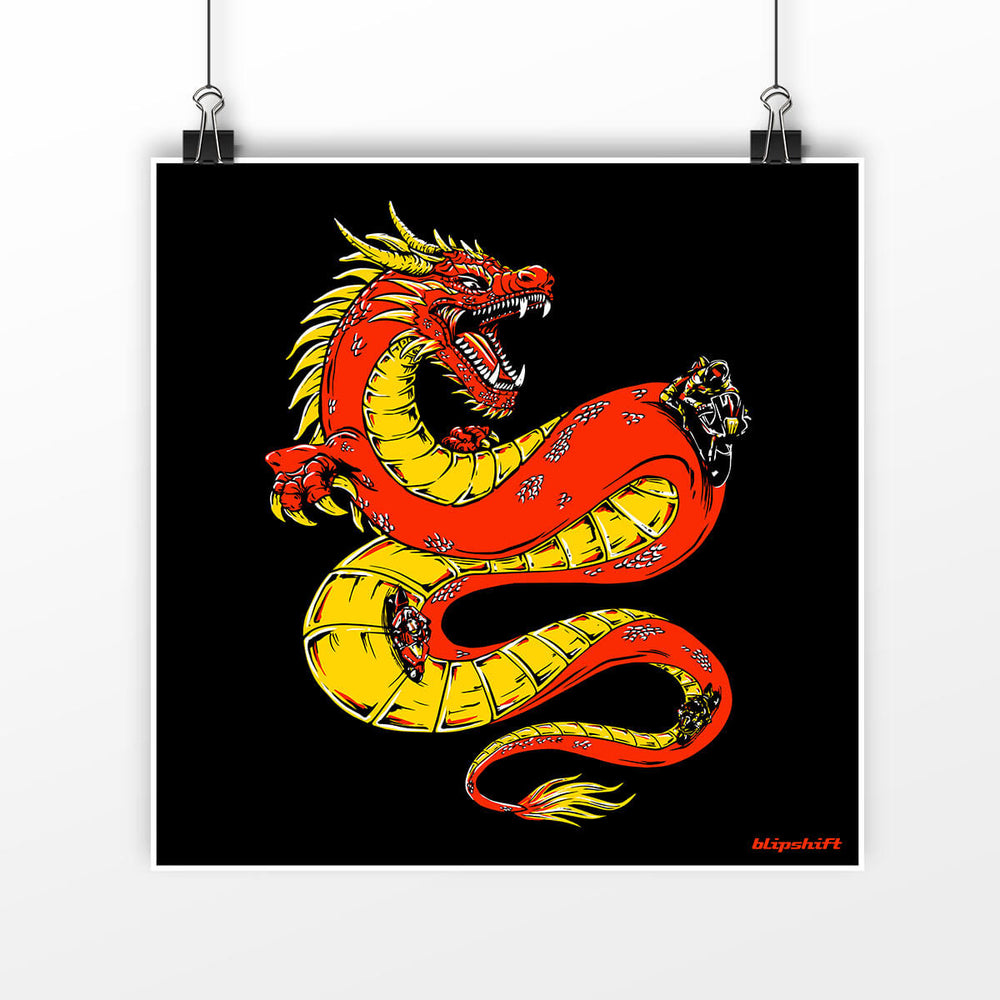 Dragon Knee Poster